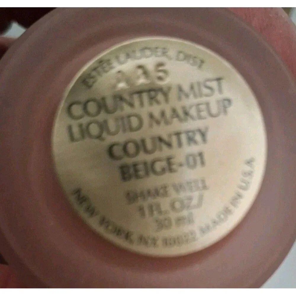 Vintage Estee Lauder Country Mist Liquid Makeup 01 Country Beige 1 oz 30 ml New